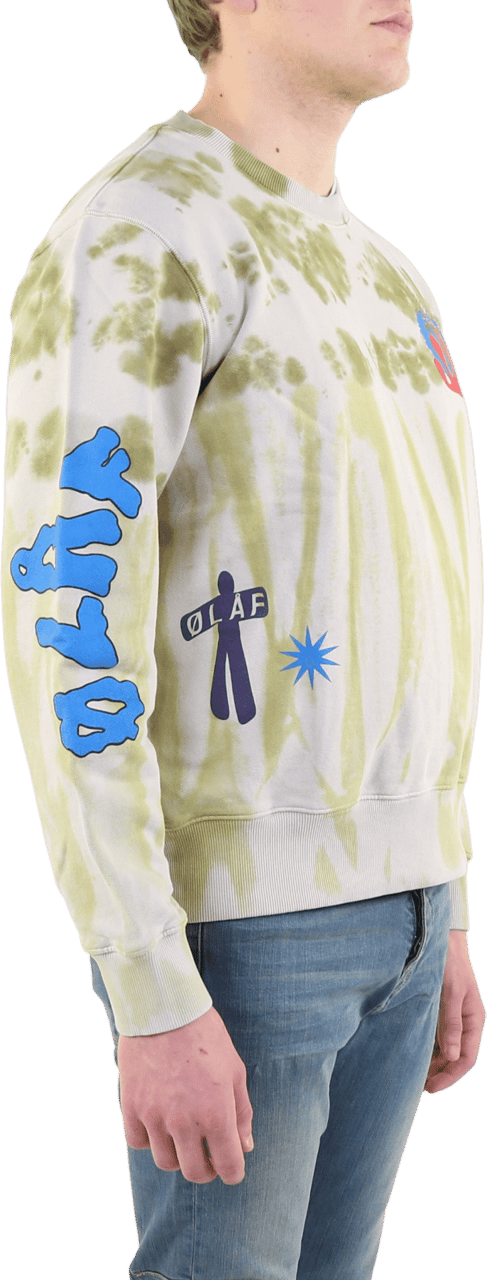 ØLÅF Heren OLAF FRIENDS CREWNECK Groen