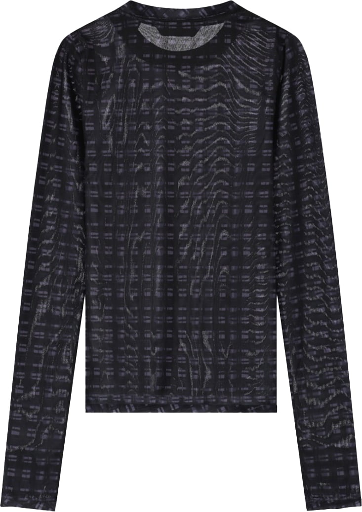 ØLÅF ØlÅf Window Check Longsleeves Zwart W160101 Zwart
