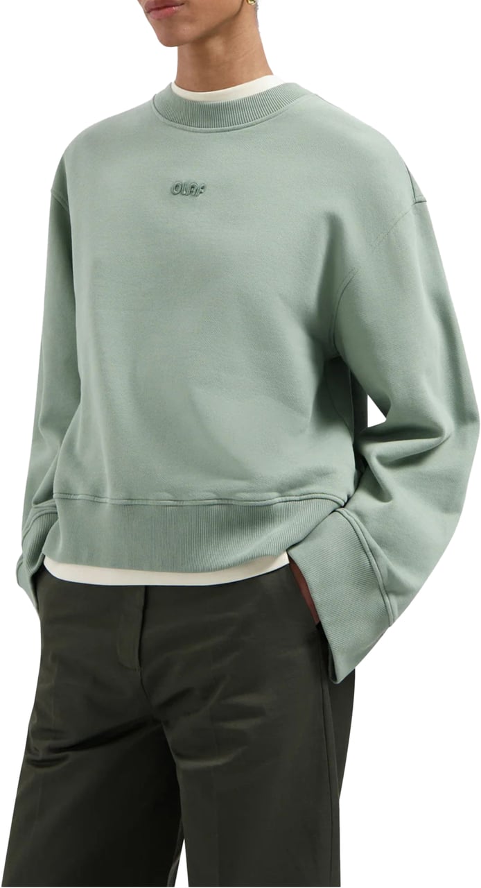 ØLÅF Olaf Retro Logo Crewneck Sweaters Groen W220202 Groen