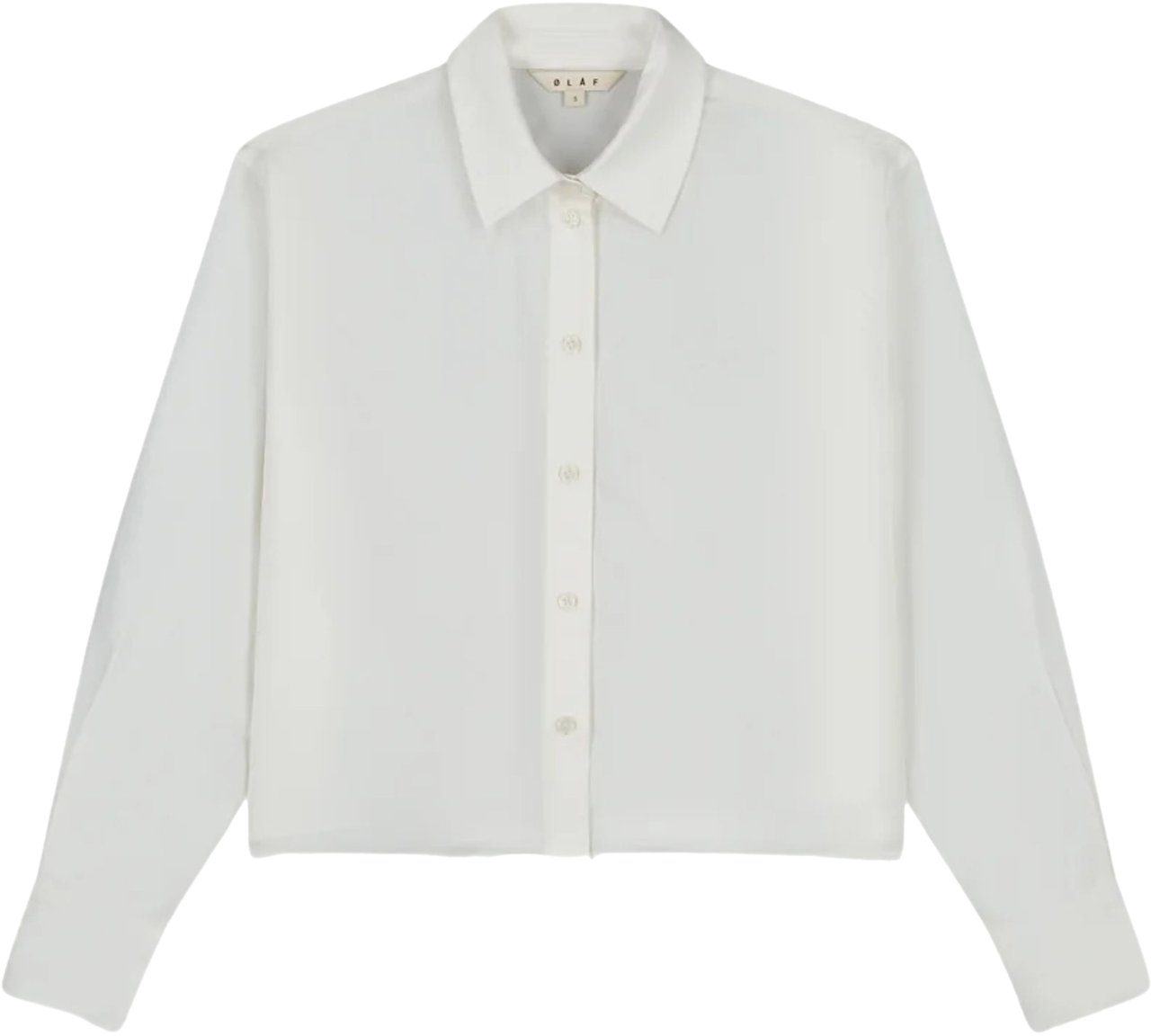 ØLÅF Olaf Monogram Shirt Blouses Wit W220304 Wit