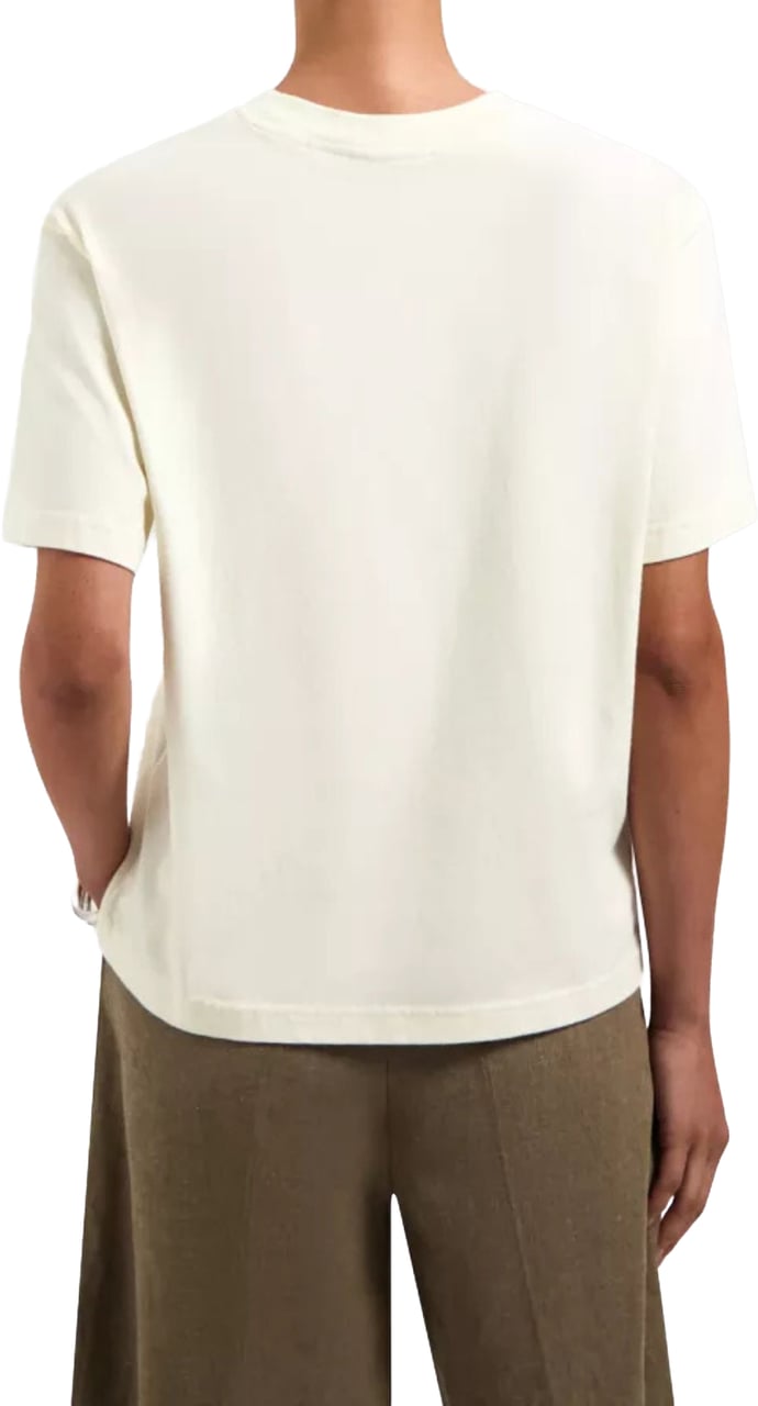 ØLÅF Olaf Brushstroke Olaf Regular Tee T-shirts Off White W240108 Wit