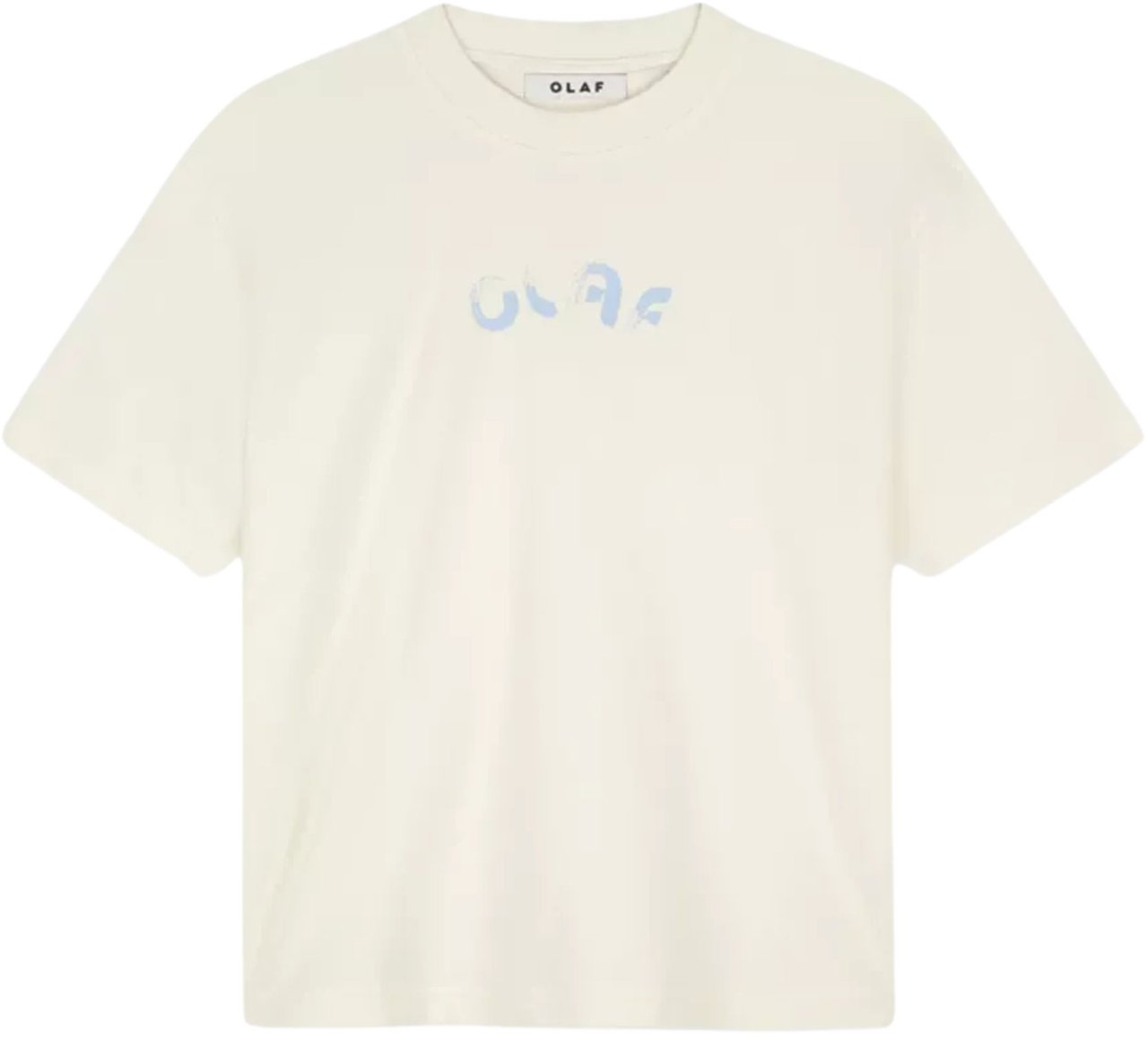 ØLÅF Olaf Brushstroke Olaf Regular Tee T-shirts Off White W240108 Wit