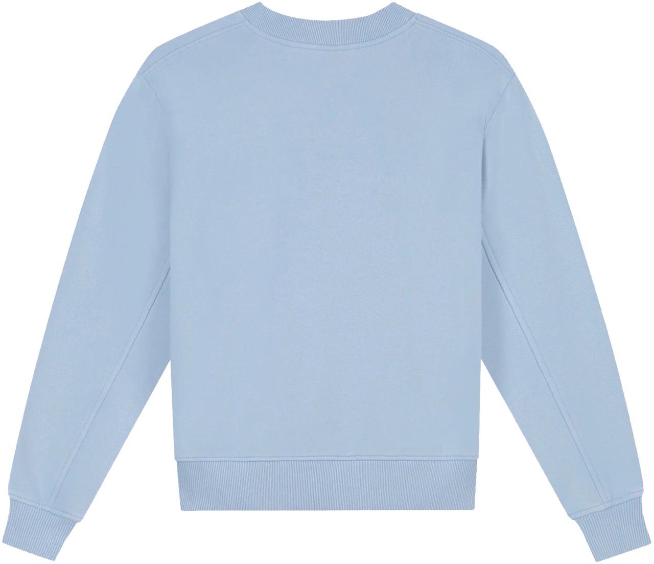 ØLÅF Olaf Essential Washed Crewneck Sweaters Lichtblauw W240201 Blauw