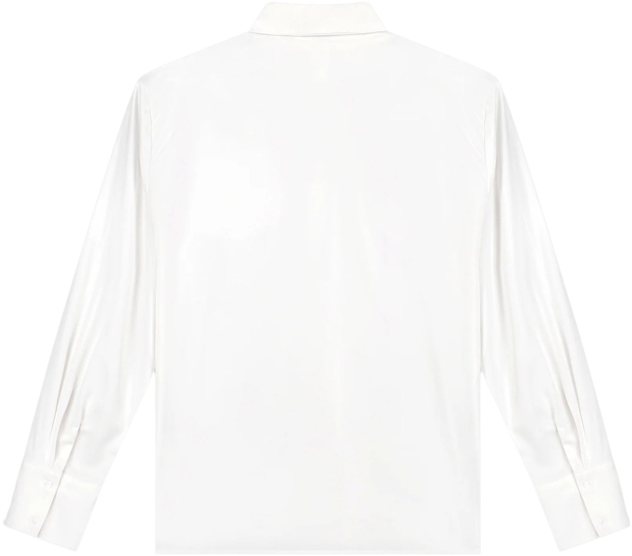 ØLÅF Olaf Drapey Asymmetric Shirt Blouses Wit W240306 Wit
