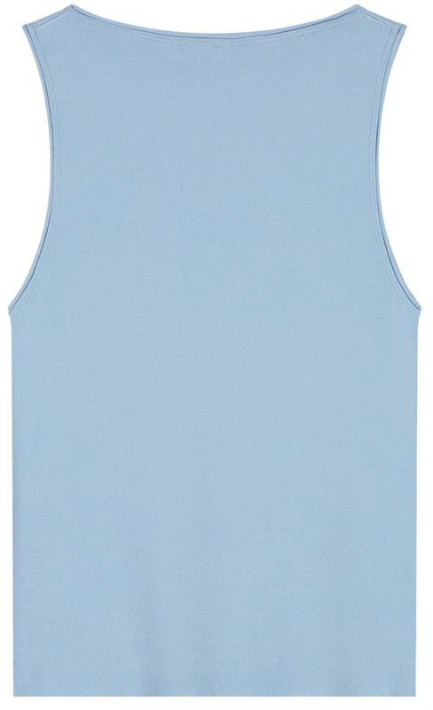 ØLÅF Olaf - Retro logo sleeveless knit - W240704 - Open air Blauw