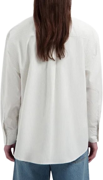 ØLÅF Olaf - Stripe oversized shirt - W250300 - Off white treehouse Wit