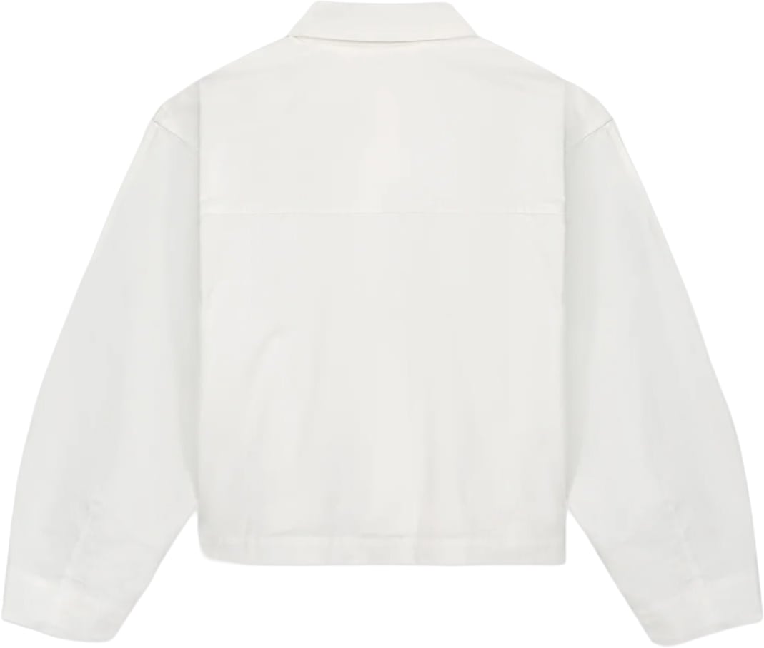 ØLÅF Olaf - Retro logo boxy shirt - W250301 - Optical white Wit