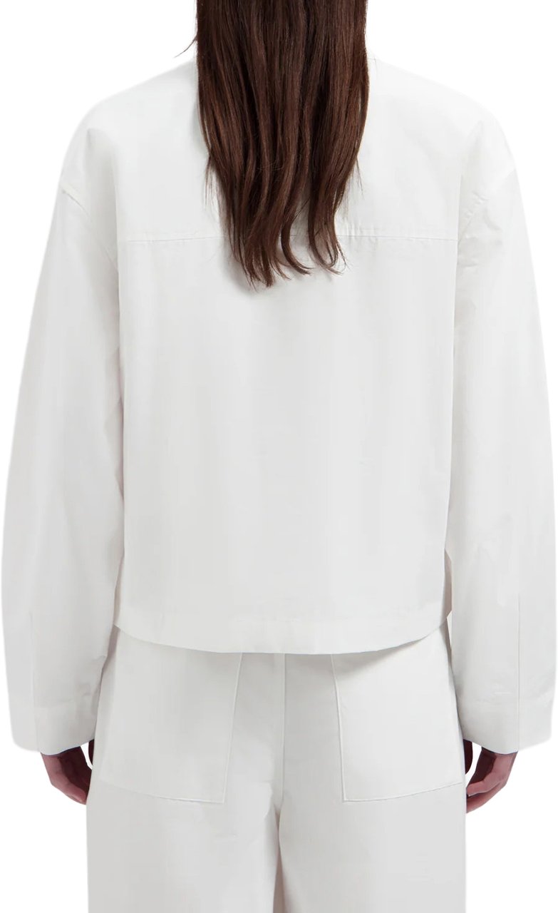 ØLÅF Olaf - Retro logo boxy shirt - W250301 - Optical white Wit