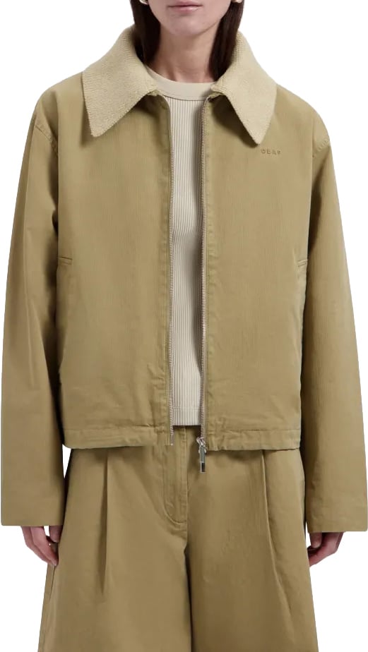 ØLÅF Olaf - Herringbone jacket - W250500 - Treehouse Bruin