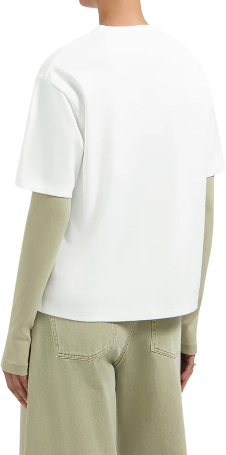 ØLÅF Olaf - Broken plate tee - W260104 - Optical white Wit