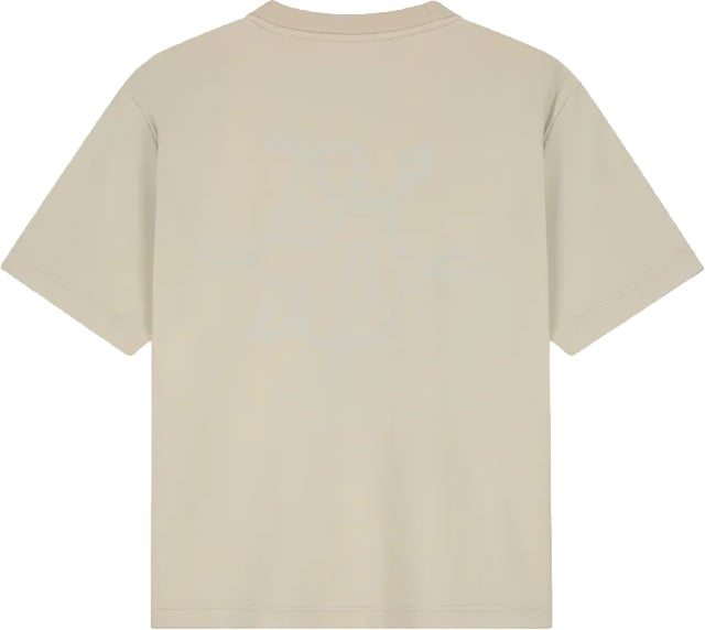 ØLÅF Olaf - Lasso monogram oversized tee - W260105 - Ancient scroll Beige