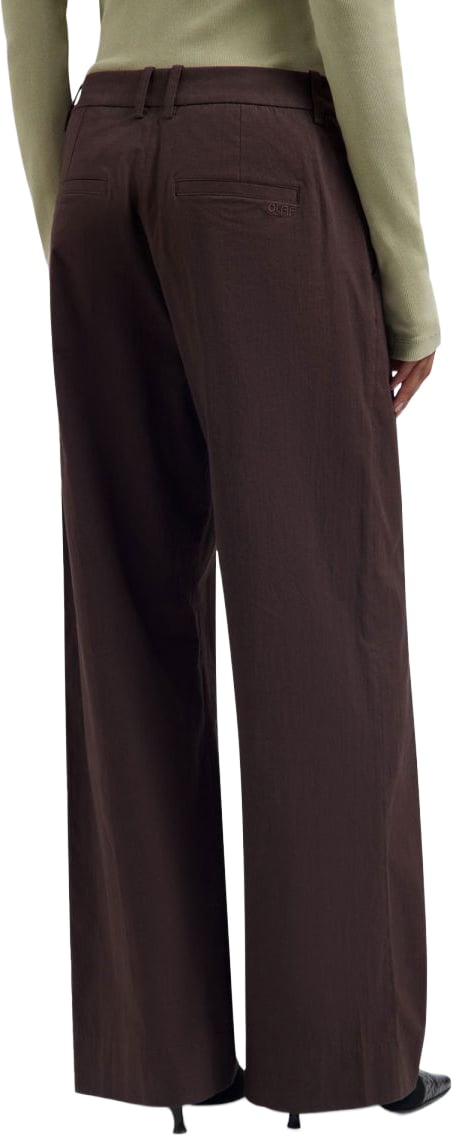 ØLÅF Olaf - Tailored trousers - W260401 - Chocolate plum Bruin