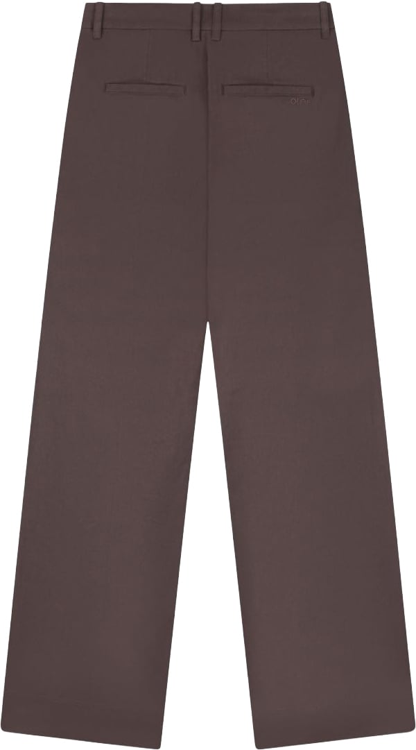 ØLÅF Olaf - Tailored trousers - W260401 - Chocolate plum Bruin