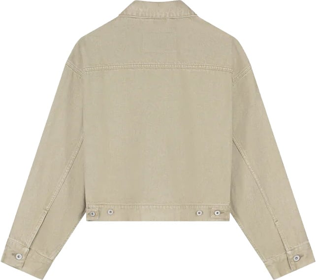 ØLÅF Olaf - Momogram denim jacket - W260503 - Treehouse Bruin