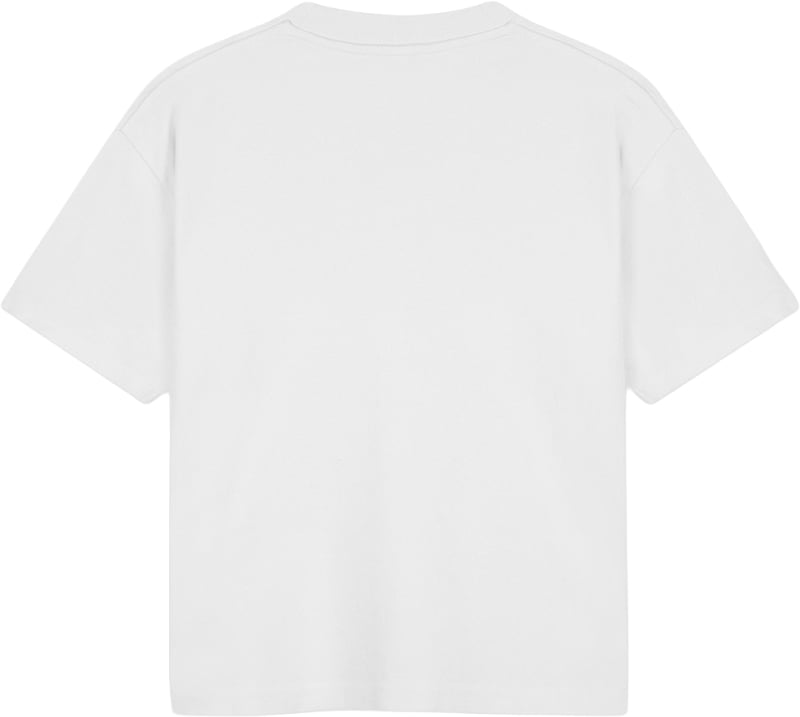 ØLÅF Olaf - Retro logo boxy tee - W990101 - Optical white Wit