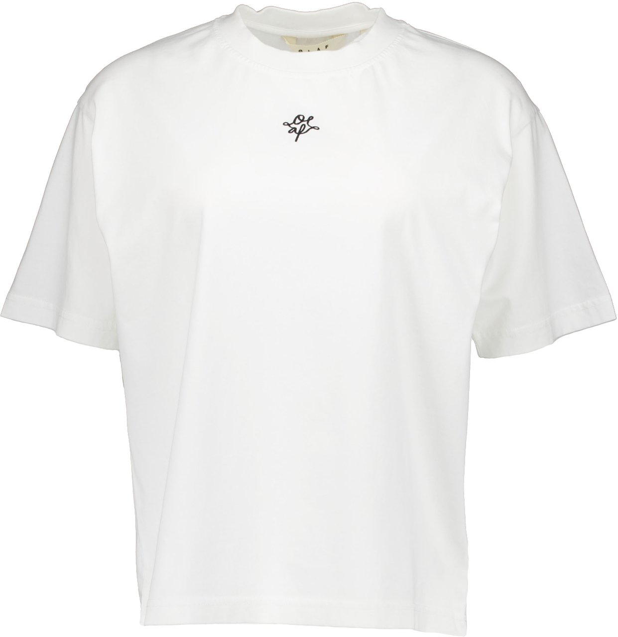 ØLÅF Olaf Wmn Monogram Regular Tee T-shirts Wit W990102 Wit