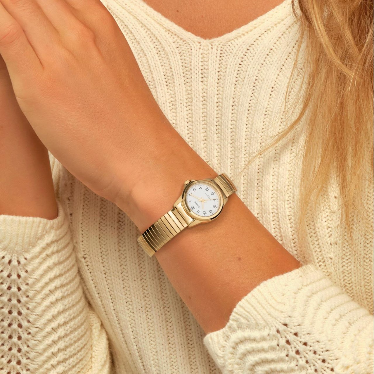 Olympic Olympic OL26DDD018 CHARLIE - Horloge - Staal - Doublé - 27mm Goud