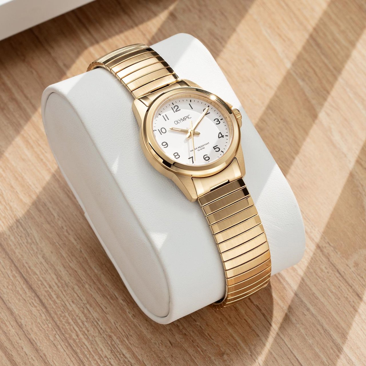 Olympic Olympic OL26DDD018 CHARLIE - Horloge - Staal - Doublé - 27mm Goud