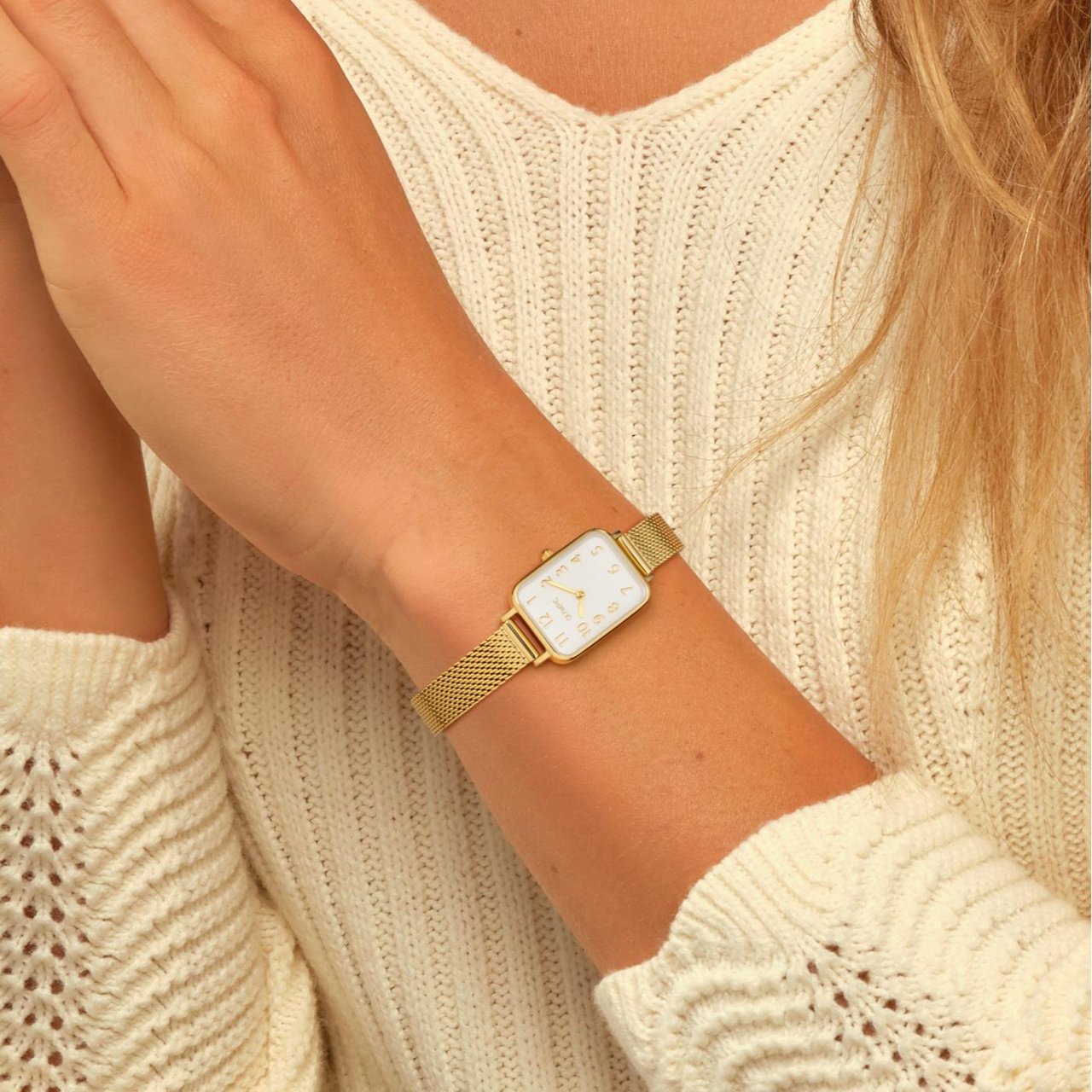 Olympic Olympic OL66DDD009 TILLY Horloge - Double - Double - Arabisch Goud