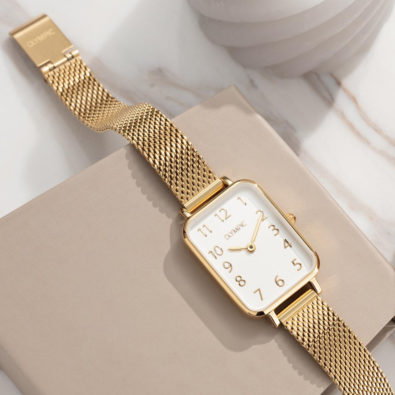 Olympic Olympic OL66DDD009 TILLY Horloge - Double - Double - Arabisch Goud