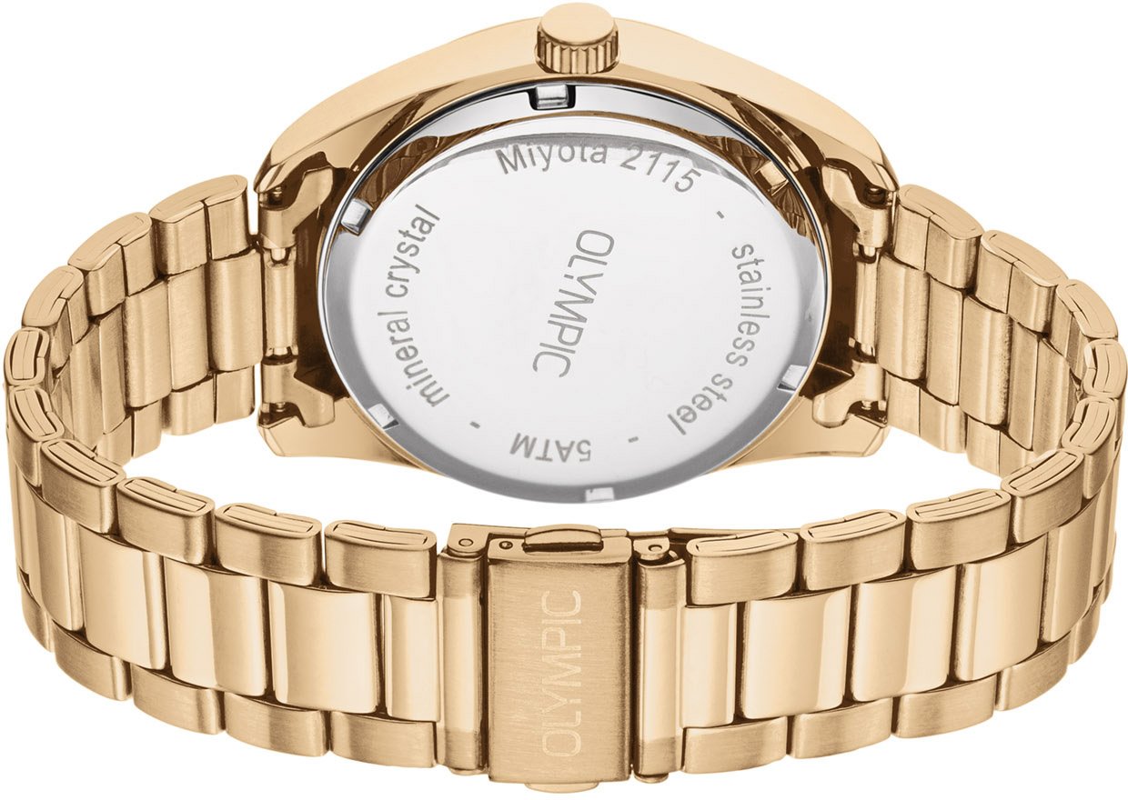 Olympic OL Louis Hrn. Dbl. Stl. Stl. Wit Goud