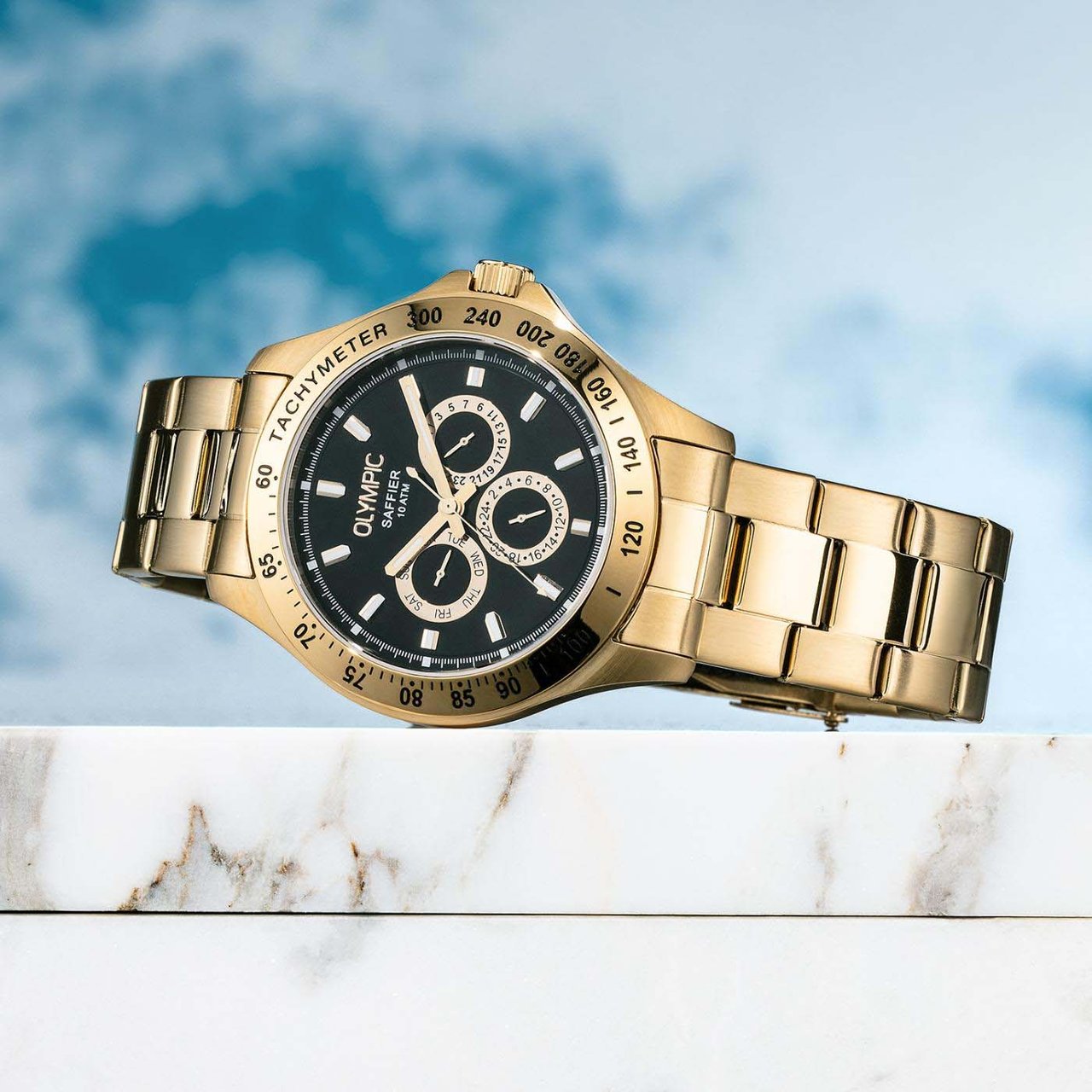 Olympic Jeffrey Horloge Goud