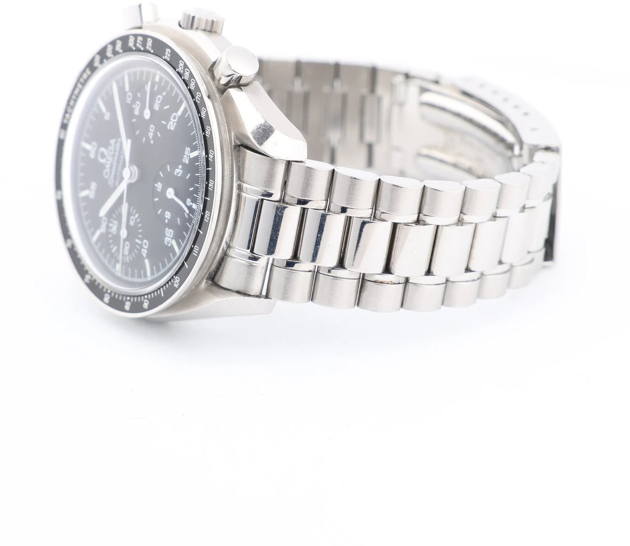 Omega Omega Speedmaster 3510.50 59877179 SS AT Black Dial Watch Zwart