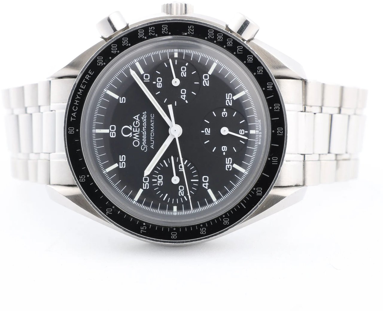 Omega Omega Speedmaster 3510.50 59877179 SS AT Black Dial Watch Zwart