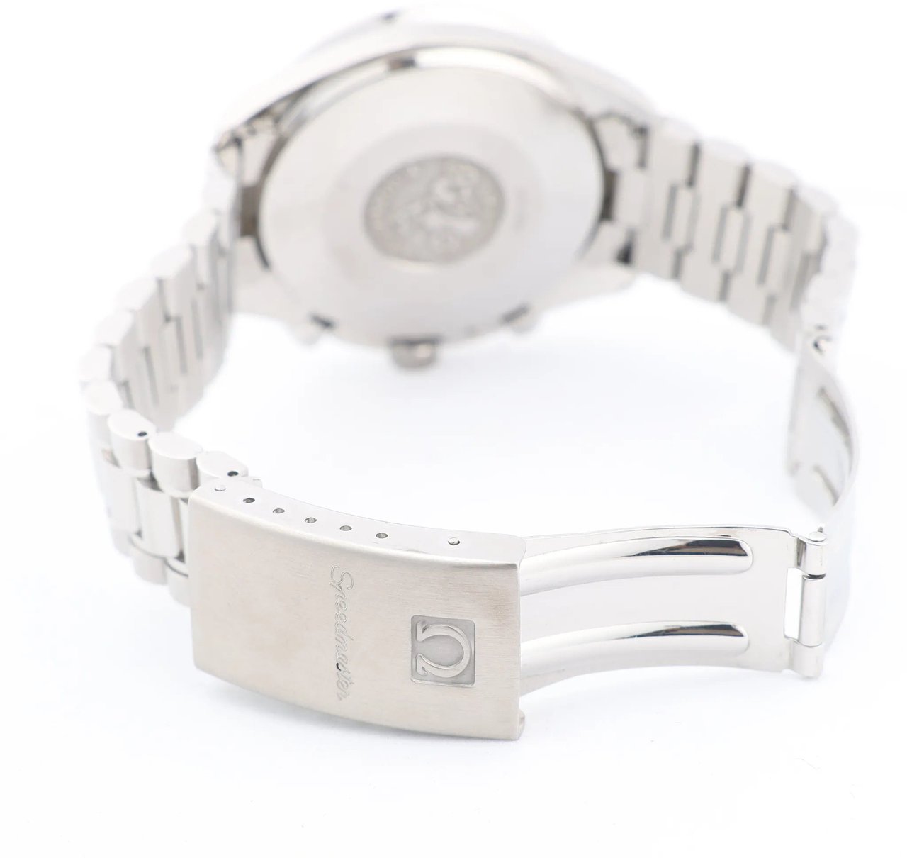 Omega Omega Speedmaster 3510.50 59877179 SS AT Black Dial Watch Zwart