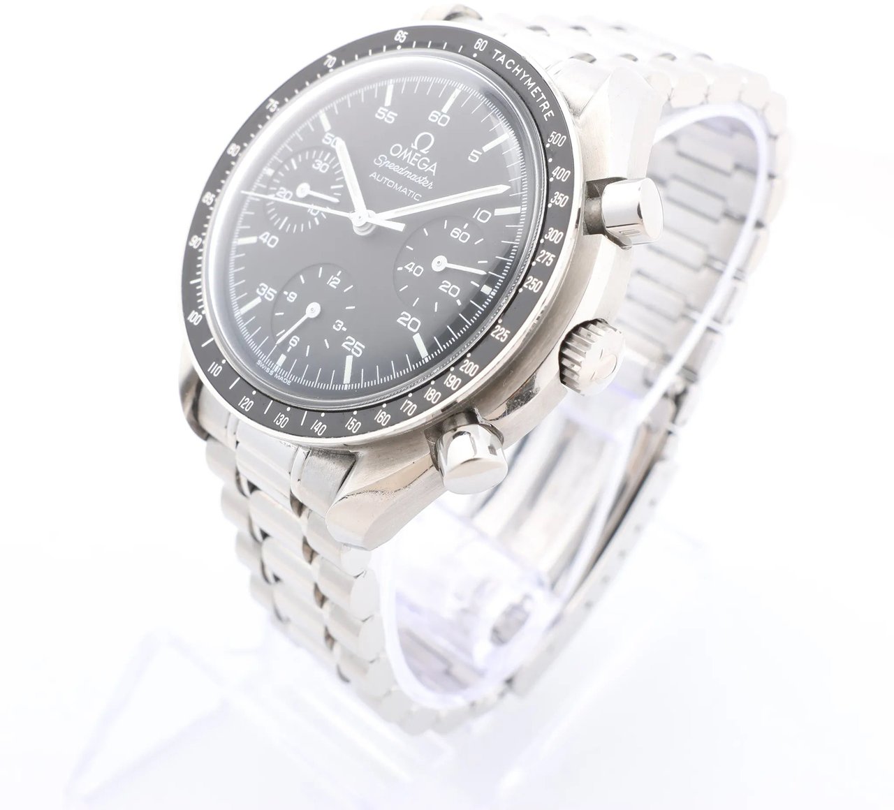 Omega Omega Speedmaster 3510.50 59877179 SS AT Black Dial Watch Zwart