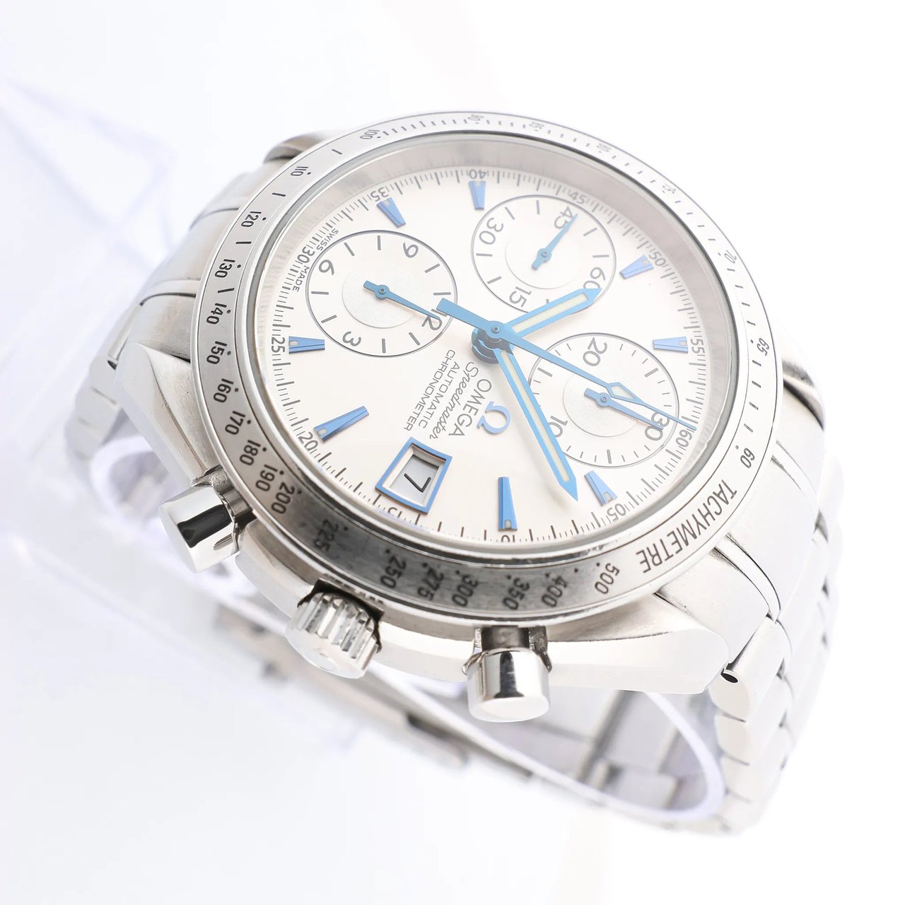 Omega Omega Speedmaster 3211.32 84553426 SS SS AT Silver-Face Watch Zilver