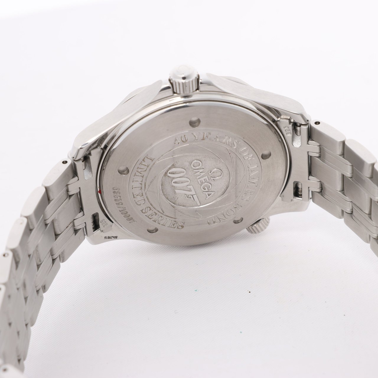 Omega Omega Seamaster 007 James Bond model 2537.80 80429816 03859/10007 SS AT Blue-Face Watch Blauw