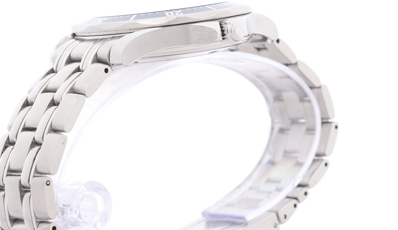 Omega Omega Seamaster 007 James Bond model 2537.80 80429816 03859/10007 SS AT Blue-Face Watch Blauw