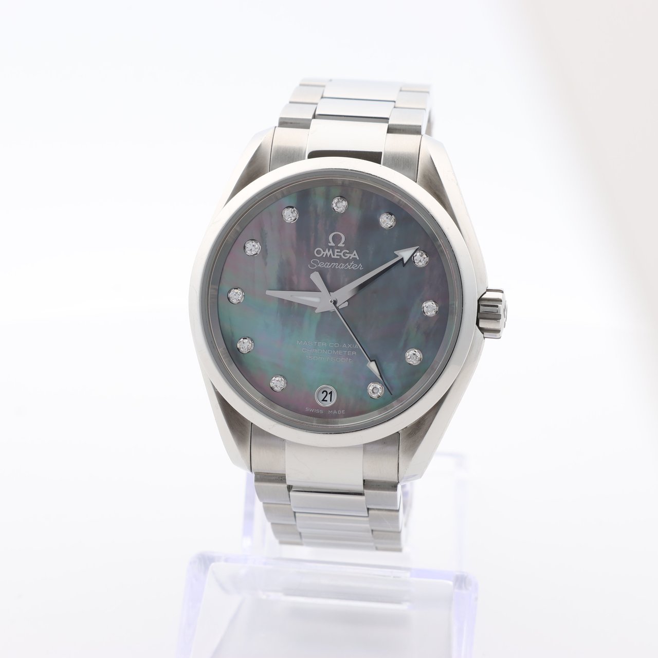 Omega Omega Seamaster Aquaterra 231.10.39.21.57.001 87257832 SS AT Blue-Shell-Face Watch Blauw