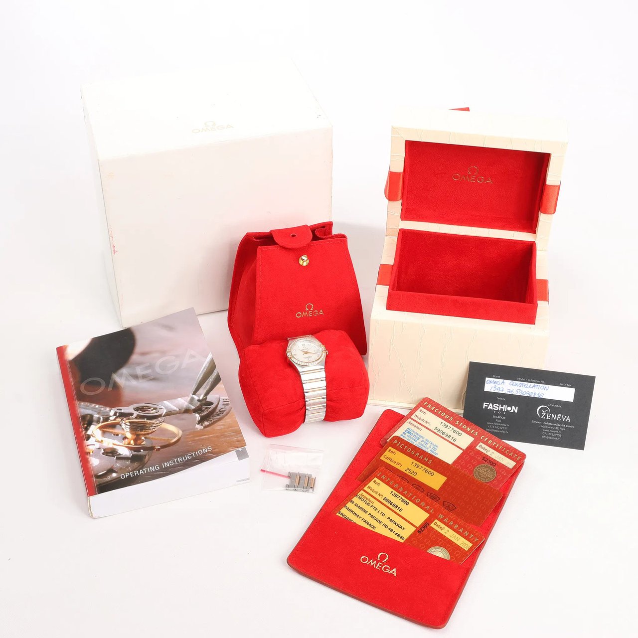 Omega Omega Constellation 1397.76 SS×YG AT Watch with Shell Dial Divers