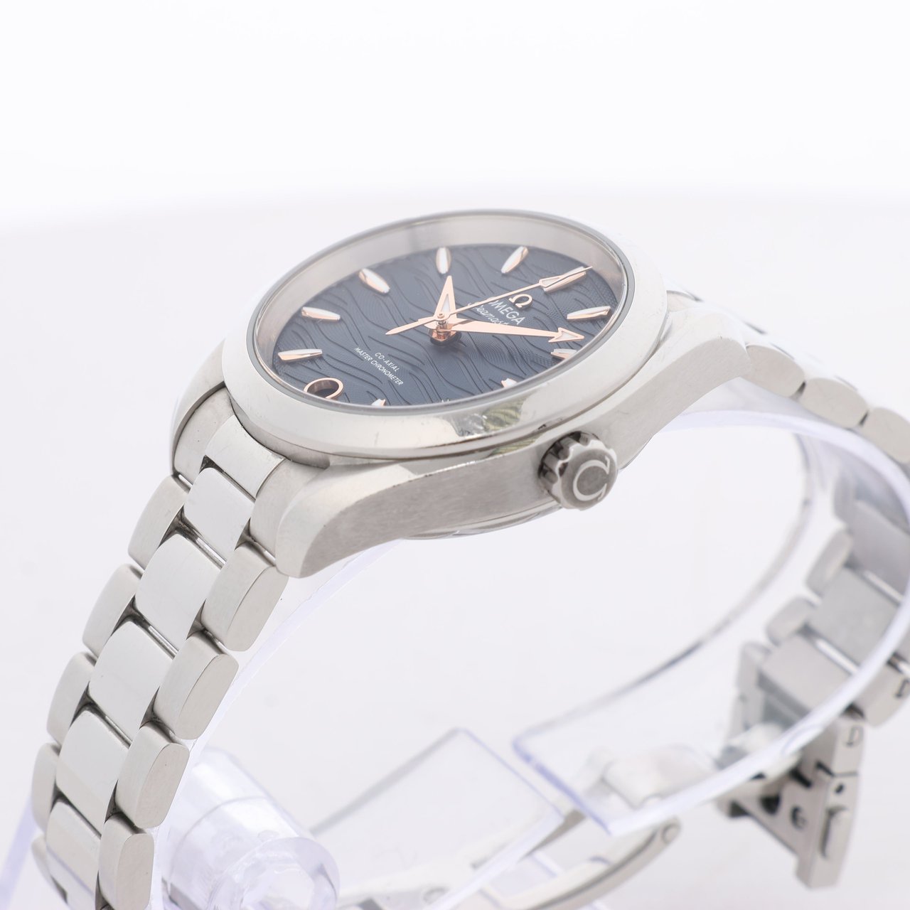 Omega Omega Seamaster Aqua Terra Chronometer 220.10.34.20.03 SS AT Navy Blue Dial Watch Blauw