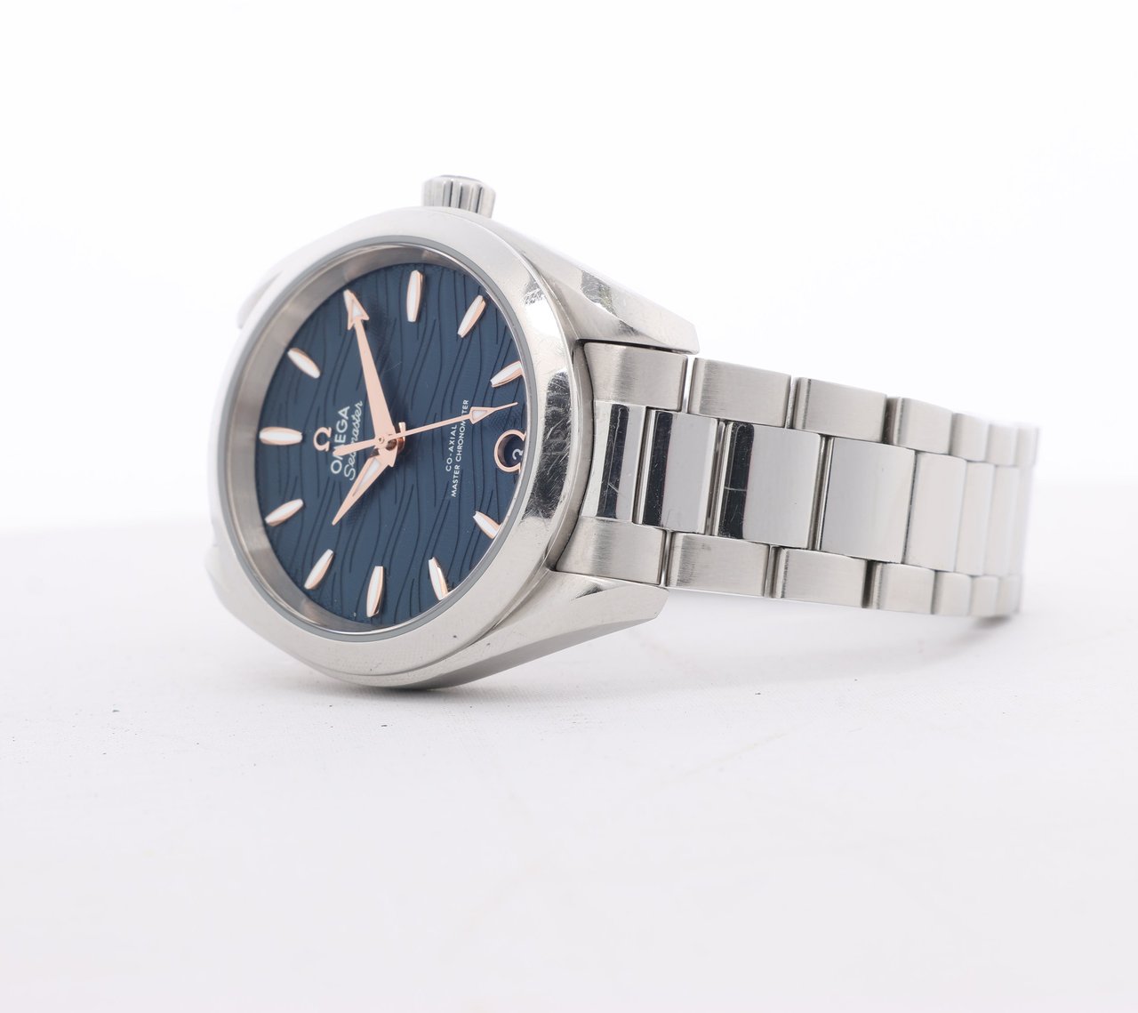 Omega Omega Seamaster Aqua Terra Chronometer 220.10.34.20.03 SS AT Navy Blue Dial Watch Blauw