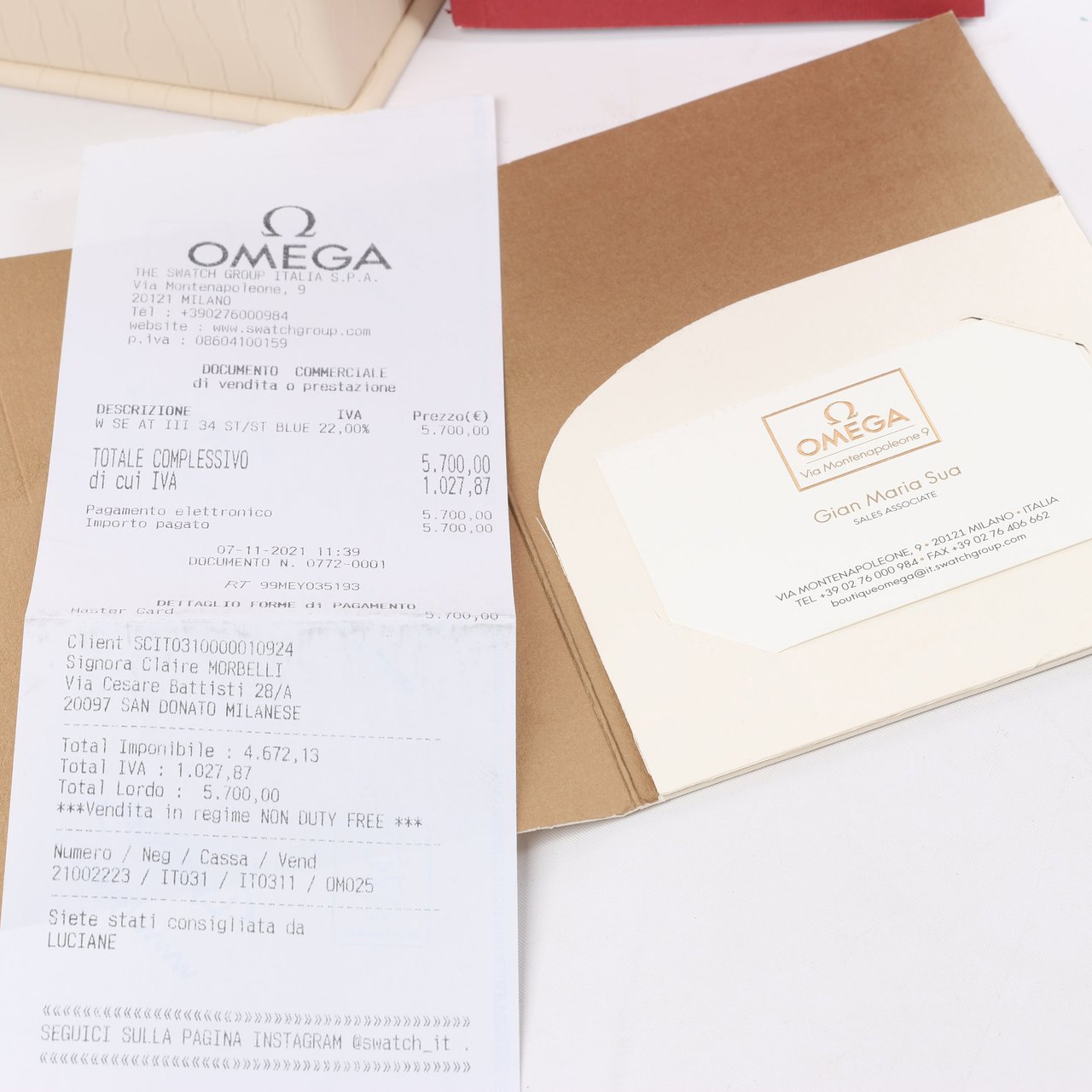 Omega Omega Seamaster Aqua Terra Chronometer 220.10.34.20.03 SS AT Navy Blue Dial Watch Blauw