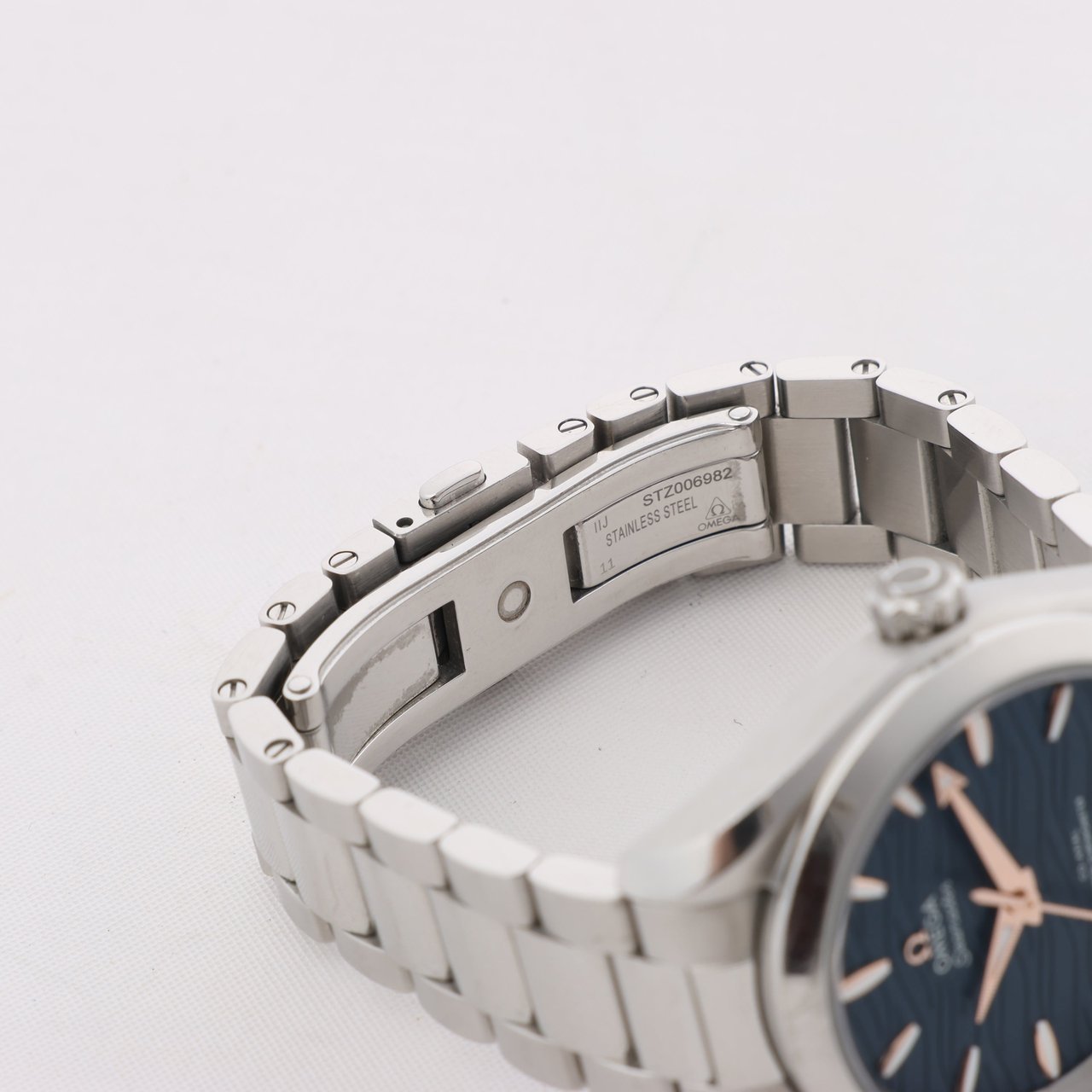 Omega Omega Seamaster Aqua Terra Chronometer 220.10.34.20.03 SS AT Navy Blue Dial Watch Blauw