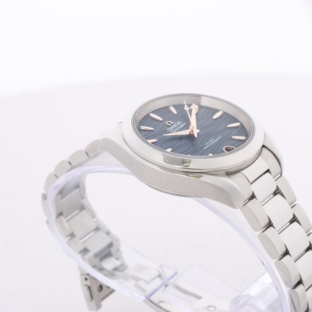 Omega Omega Seamaster Aqua Terra Chronometer 220.10.34.20.03 SS AT Navy Blue Dial Watch Blauw