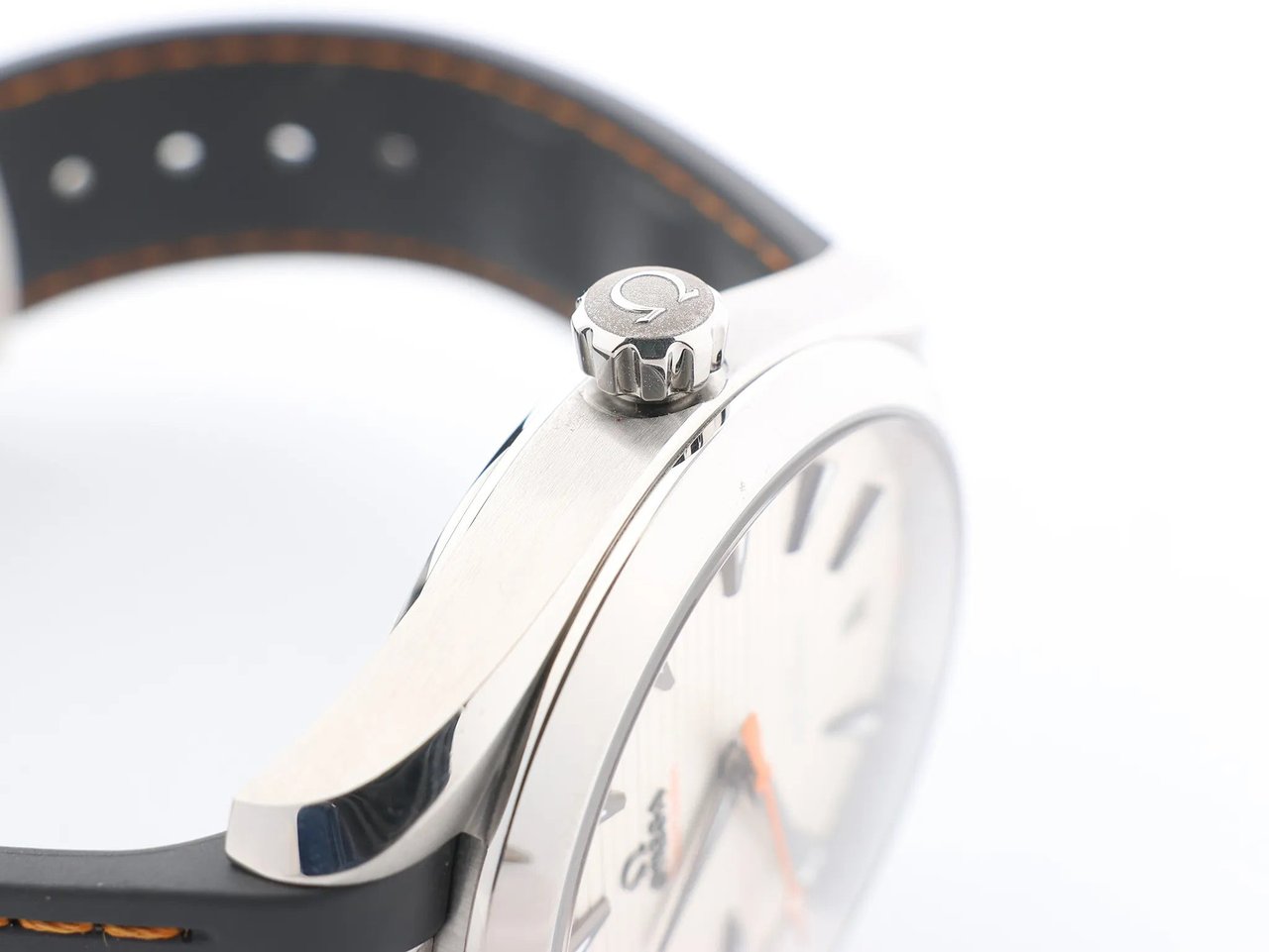 Omega Omega Seamaster Aqua Terra Co-Axial 220.12.41.21.02.002 SS & Rubber AT Silver Dial Watch Zilver