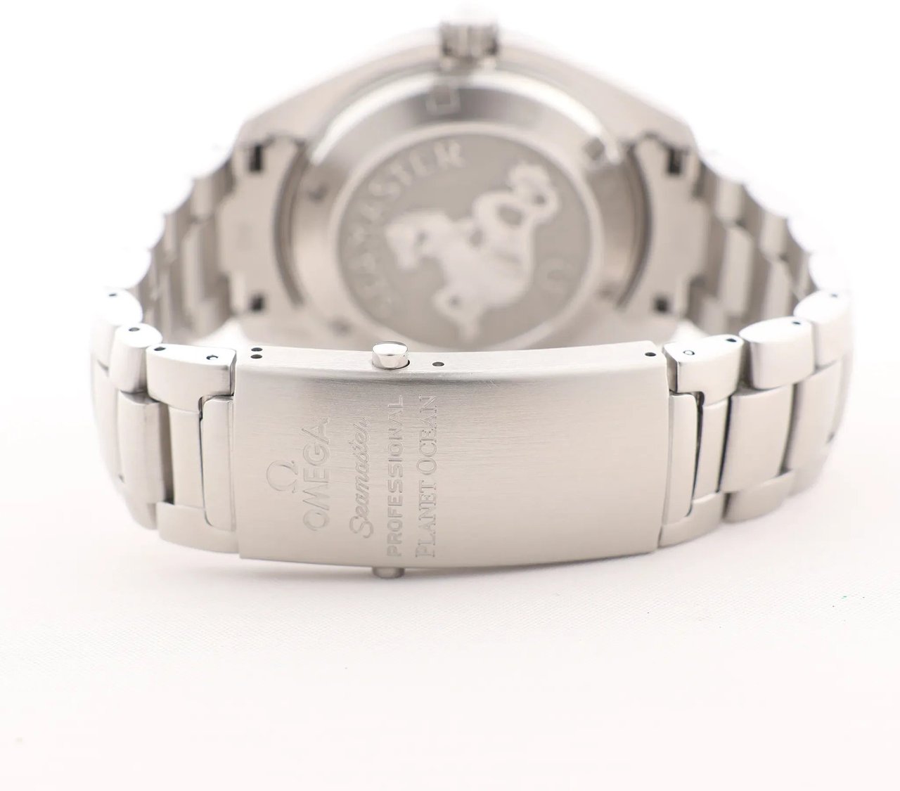 Omega Omega Seamaster Planet Ocean 2201.50 86065212 SS SS AT Black Dial Watch Zwart