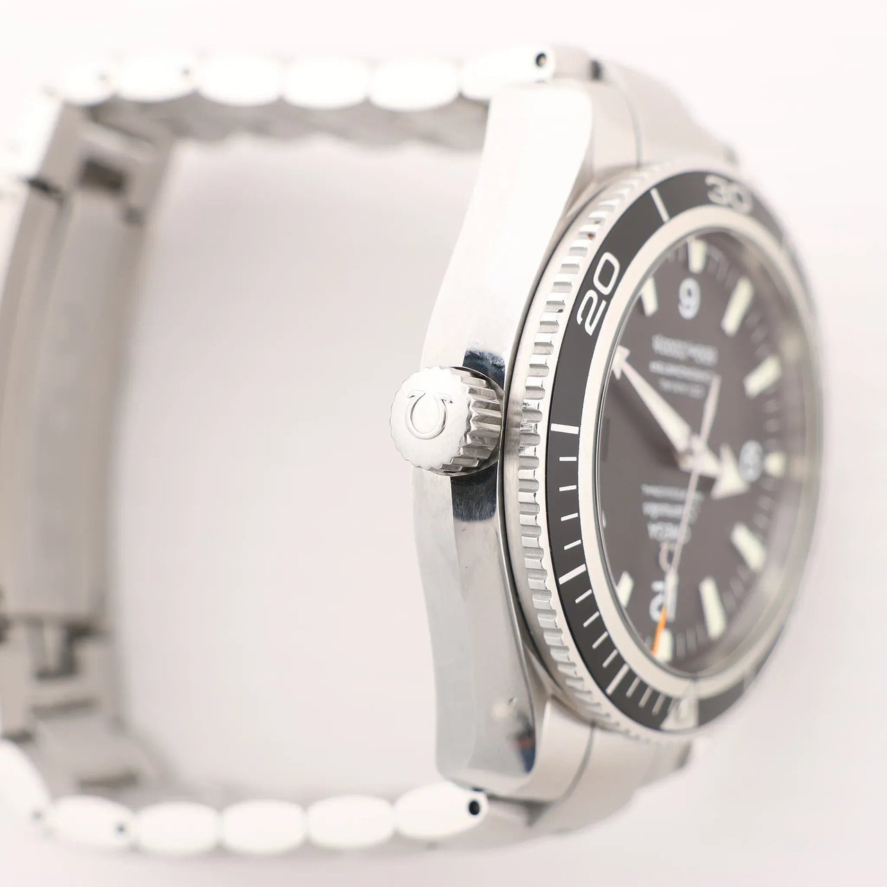 Omega Omega Seamaster Planet Ocean 2201.50 86065212 SS SS AT Black Dial Watch Zwart