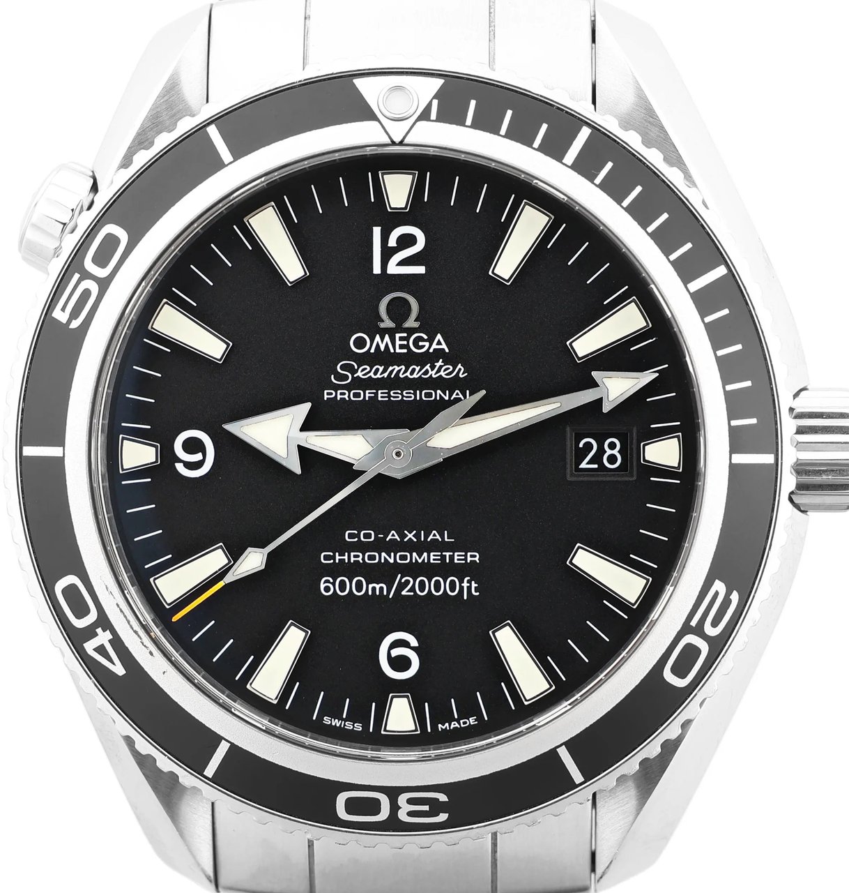 Omega Omega Seamaster Planet Ocean 2201.50 86065212 SS SS AT Black Dial Watch Zwart