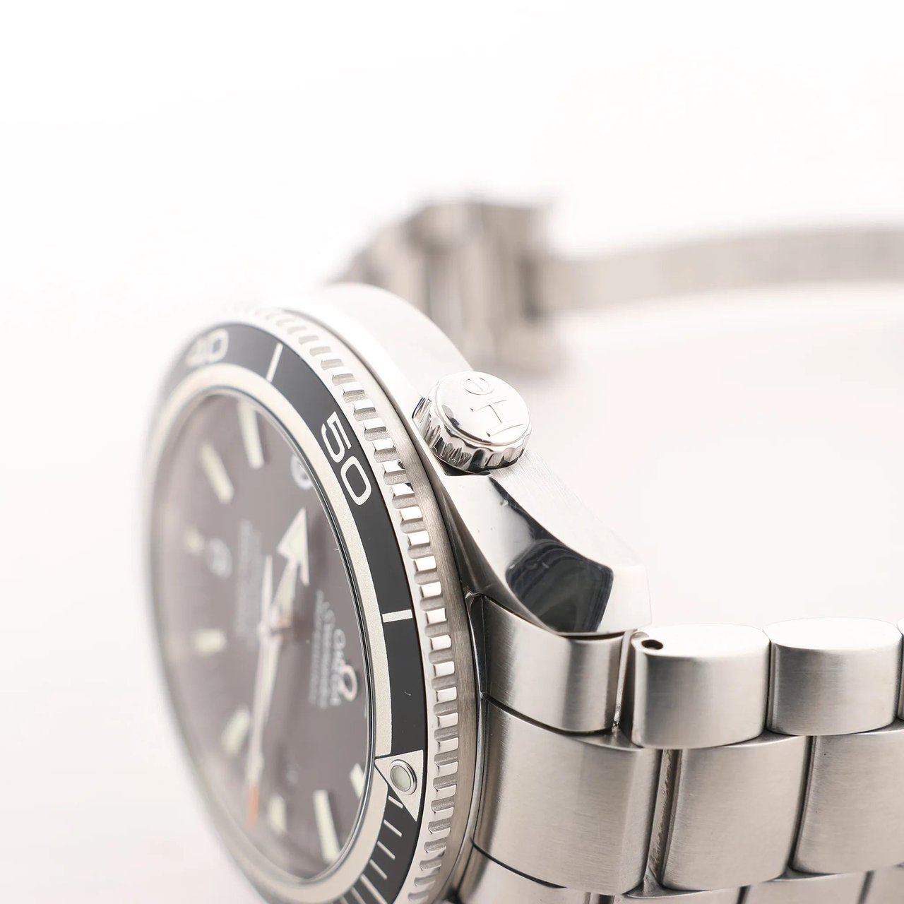 Omega Omega Seamaster Planet Ocean 2201.50 86065212 SS SS AT Black Dial Watch Zwart