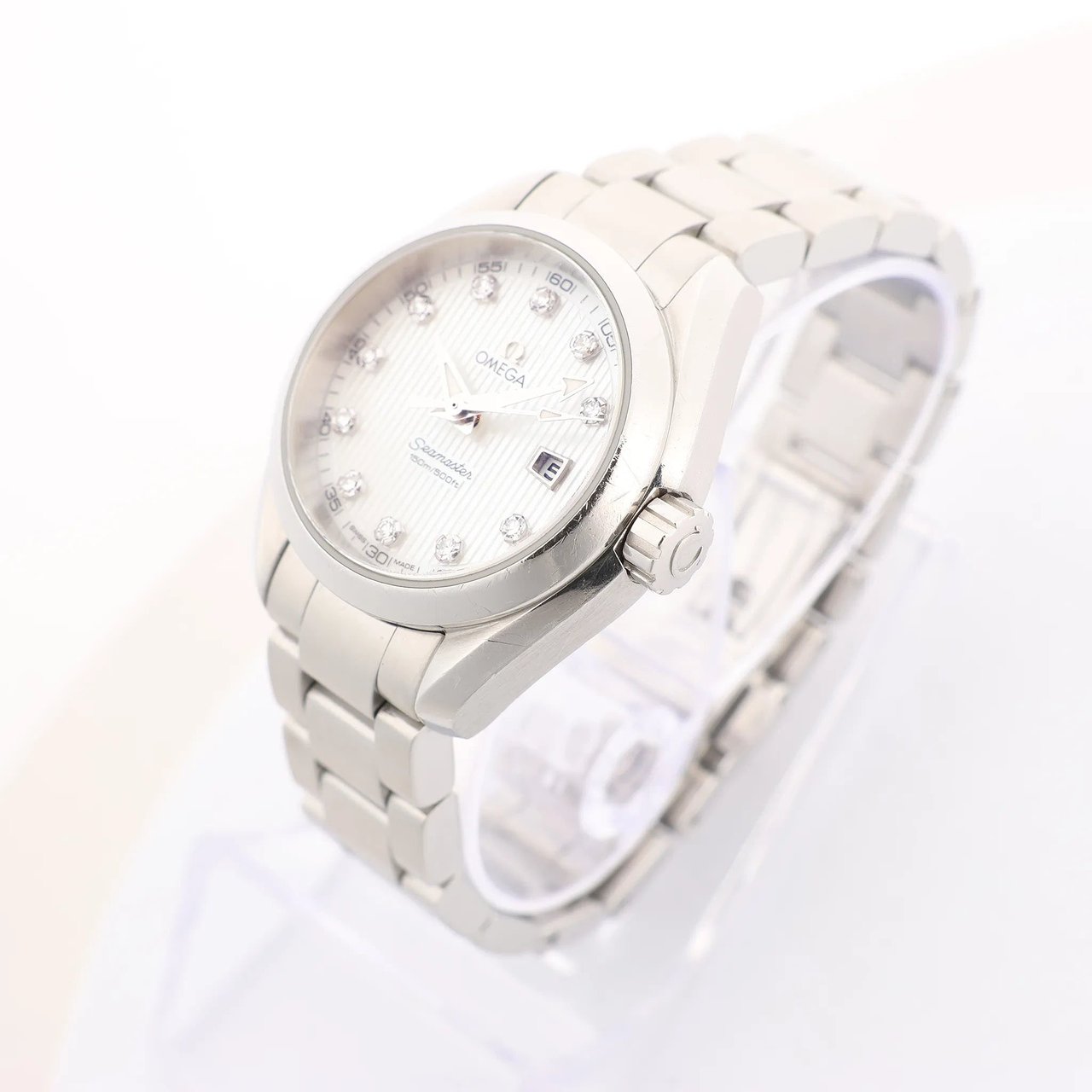 Omega Omega Seamaster Aqua Terra 231.10.30.60.55.001 90627309 SS QZ Watch with Shell Dial Divers