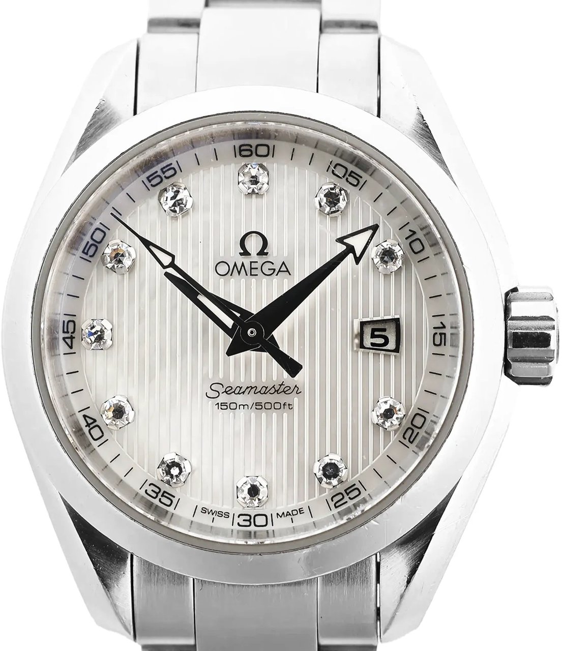 Omega Omega Seamaster Aqua Terra 231.10.30.60.55.001 90627309 SS QZ Watch with Shell Dial Divers