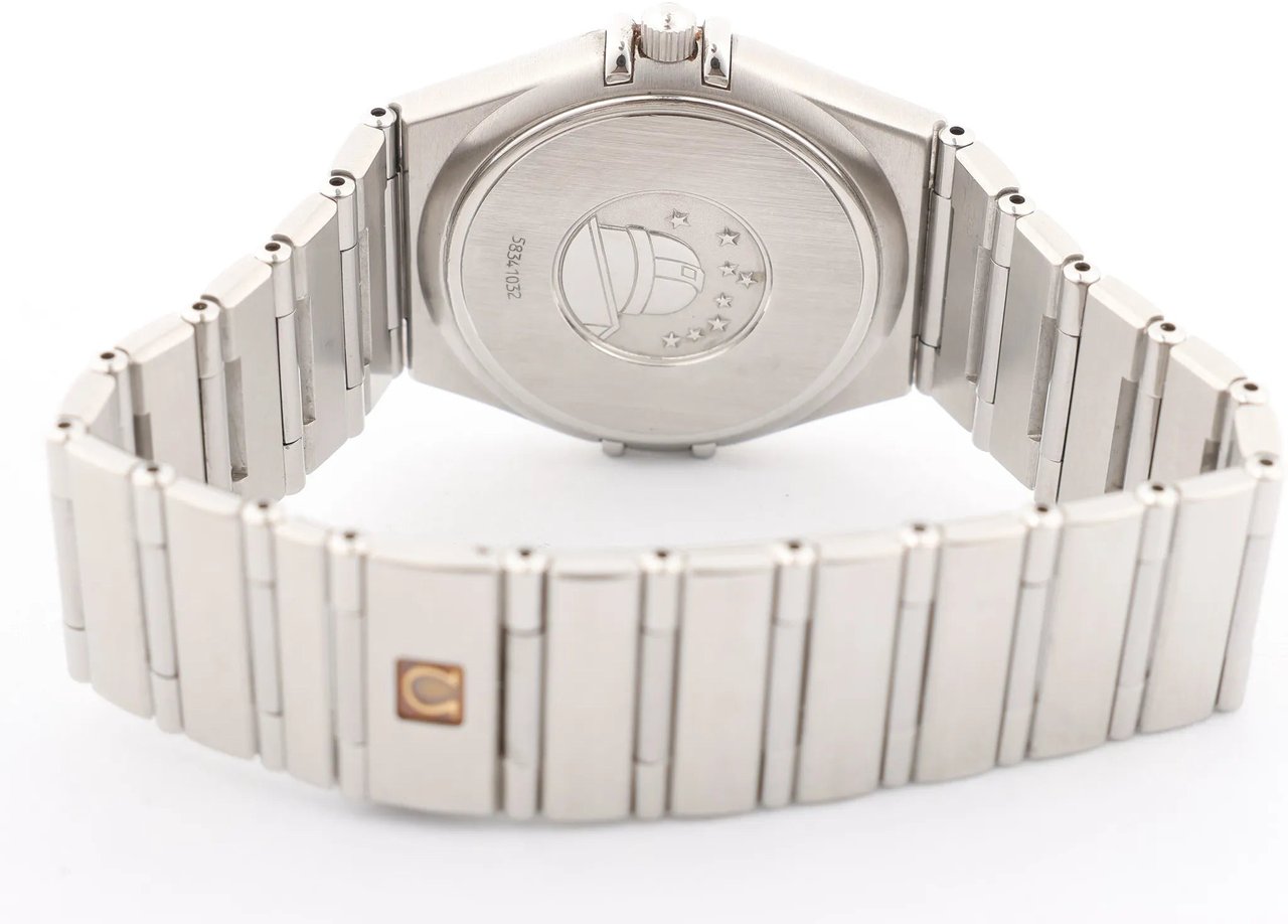 Omega Omega Constellation 1512.40 58341032 SS SS QZ Watch with Gray Dial Grijs