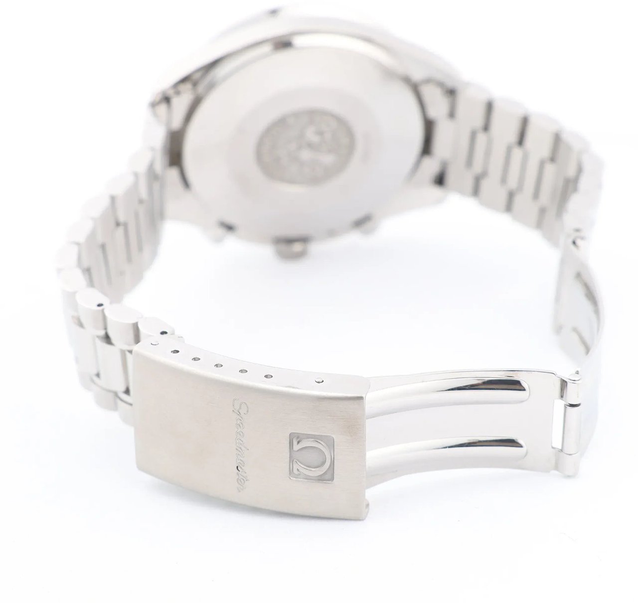 Omega Omega Speedmaster 3510.50 59877179 SS AT Black Dial Watch Zwart