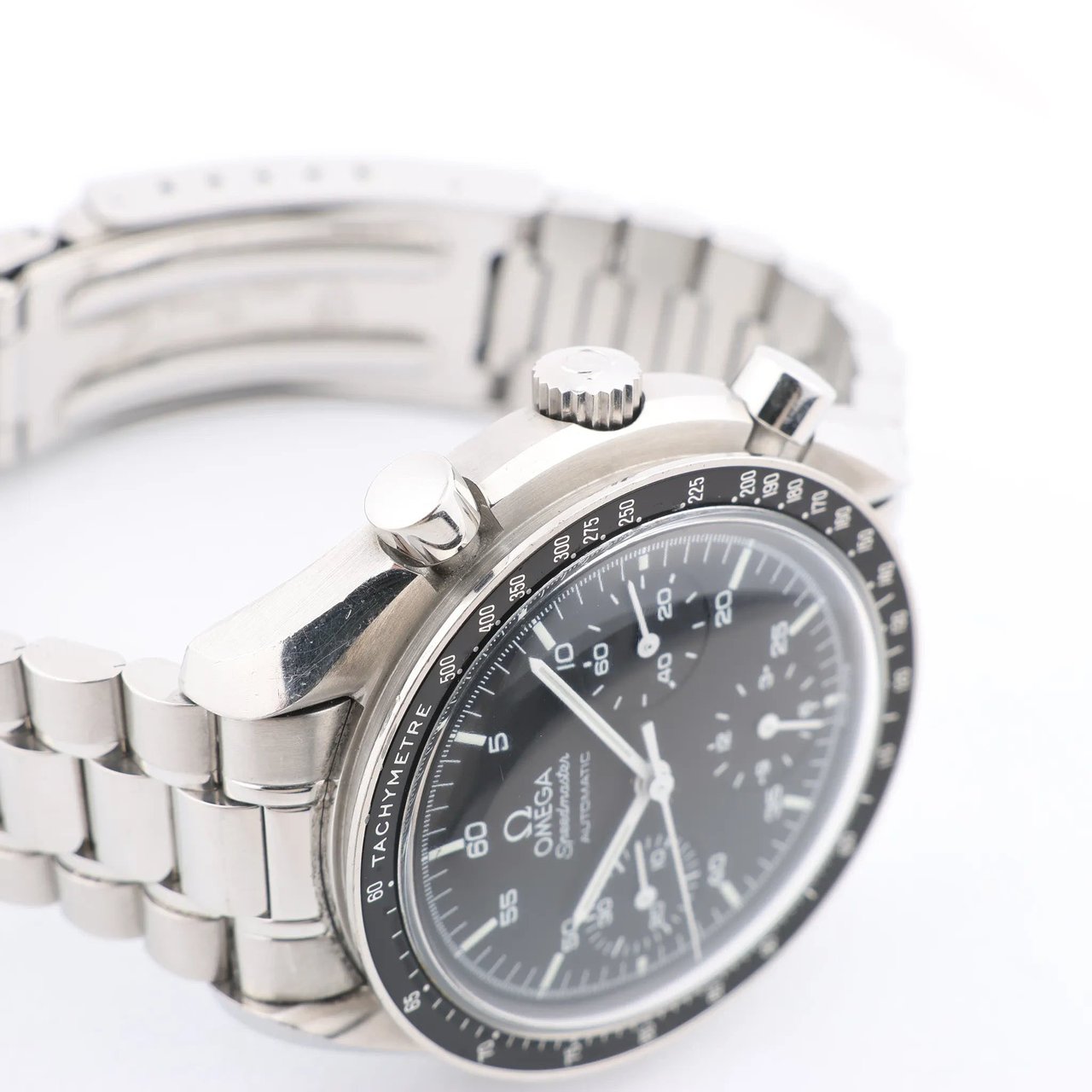 Omega Omega Speedmaster 3510.50 59877179 SS AT Black Dial Watch Zwart